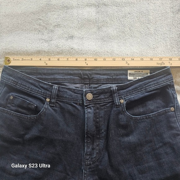 Men's, Buffalo David Bitton, dark denim jeans "JACK-X" slim straight,36x32, NWOT - Picture 7 of 12